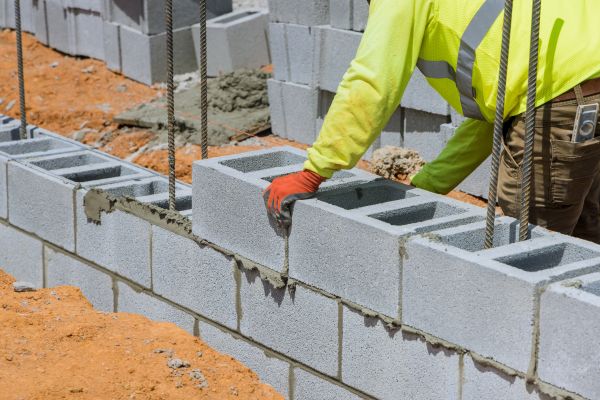 Concrete Blocks Installation in Gainesville