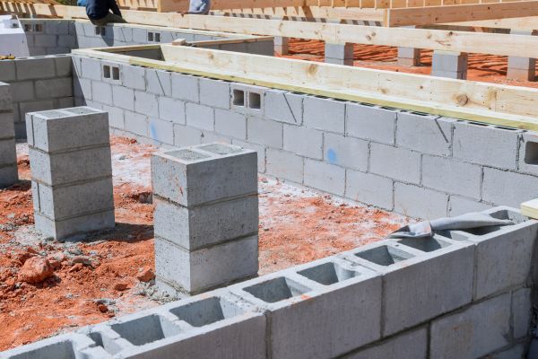 Cement Block Installation in Gainesville