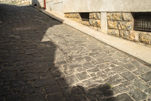 Stone Sidewalk Repair in Gainesville